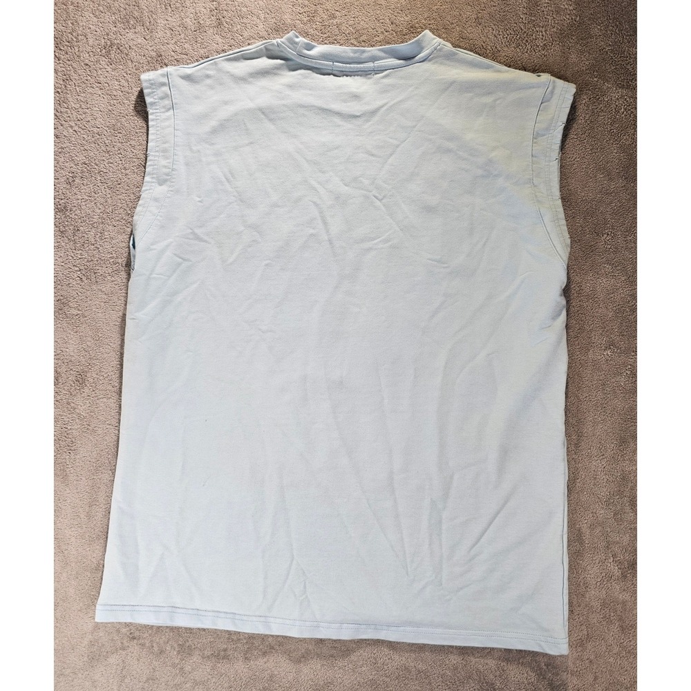 Streetz Iz Watchin Pray For My Opps Angel Muscle Tee Light Blue Small - Picture 12 of 12